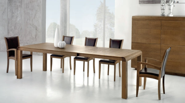 Tuscany Contemporary Curve Extending Dining Table