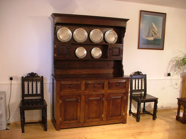 Sussex - English Oak Panelled Dresser
