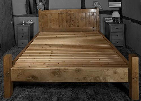 English Oak Boarded Bed room set