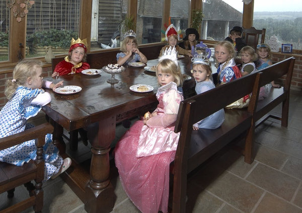 Extra Heavy oak refectory table children's party
