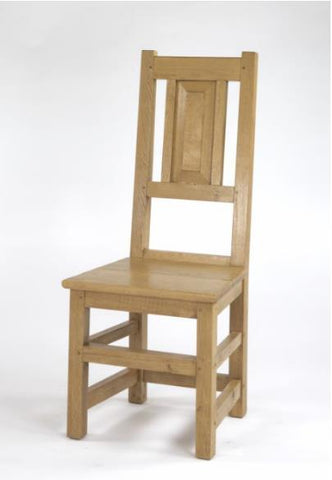 Panelled Oak Side Chair
