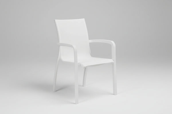 Peasmarsh garden chair in white