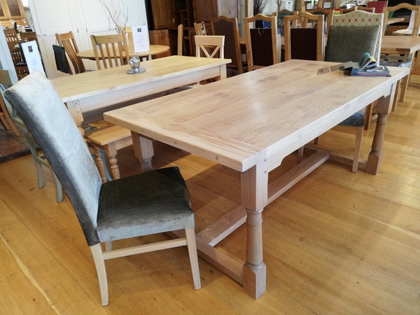 Sussex Fine Oak refectory Table Angle View