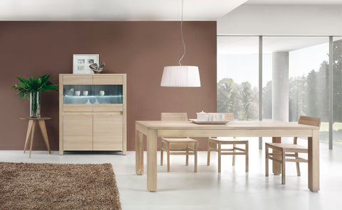 Oak Glazed display Cabinet