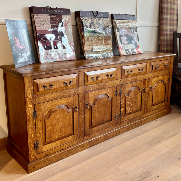 Handmade Sussex Sideboard in English oak