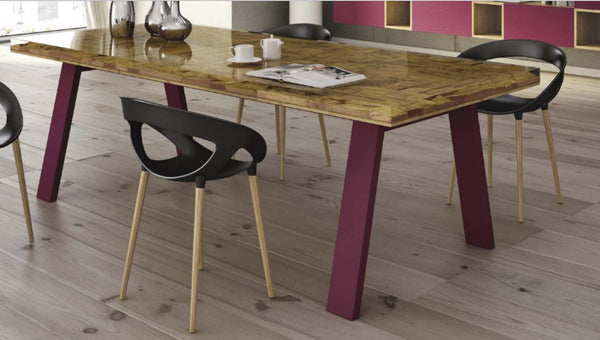 Tuscany Contemporary Scandinavian Resin Top Dining Table