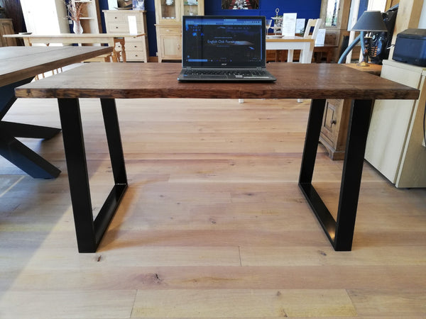 Sussex - Steel and Oak Desk