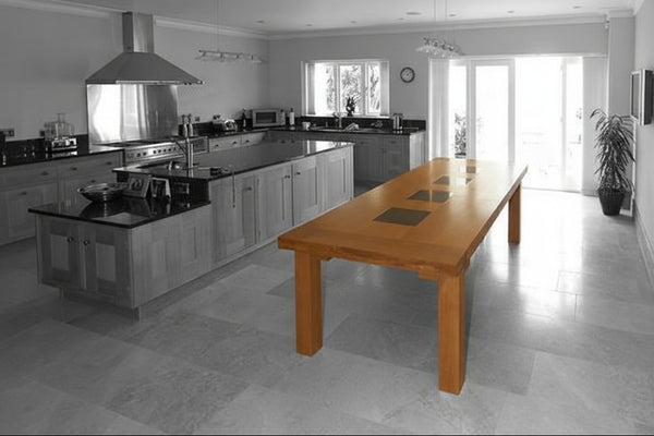 Oakstone oak table in kitchen setting